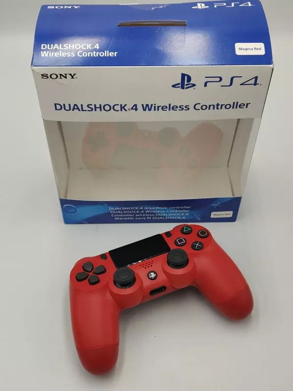 PAD PS4 SONY CUH-ZCT2E CZERWONY + PUDEŁKO