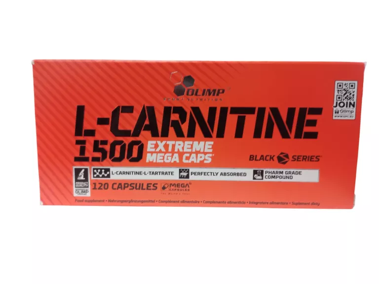 OLIMP L-CARNITINE 1500 EXTREME 120KAPS L-KARNITYNA SPALACZ TŁUSZCZU