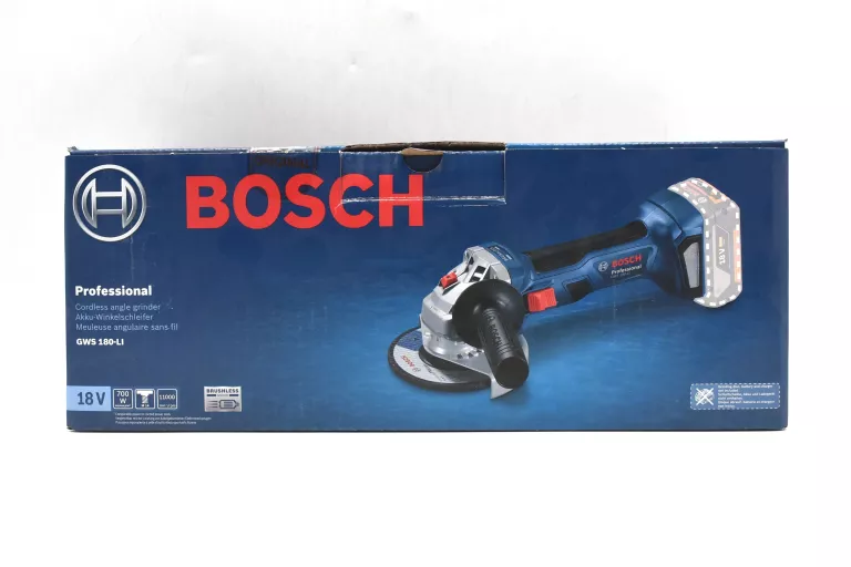 SZLIFIERKA KĄTOWA AKUMULATOROWE BOSCH 700 W 18 V