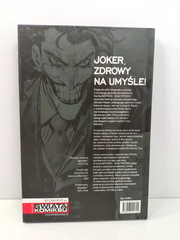 KOMIKS DC BLACK LABEL BIAŁY RYCERZ. BATMAN