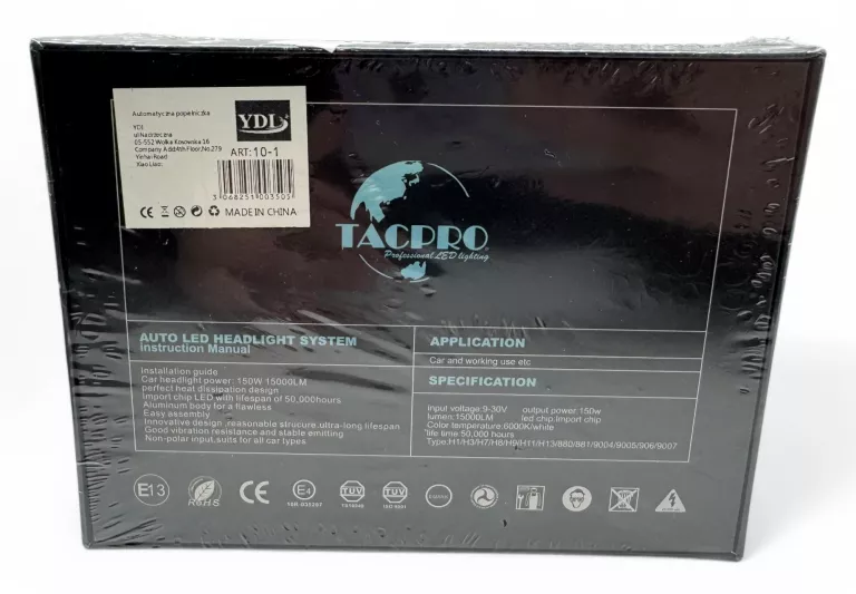 ŻARÓWKI TACPRO SUPER POWER LED CAR A5 150W 15000LM