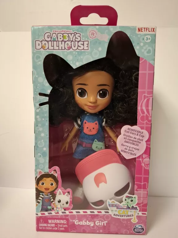 GABBY'S DOLLHOUSE KOCI DOMEK GABI LALKA W PODRÓŻY