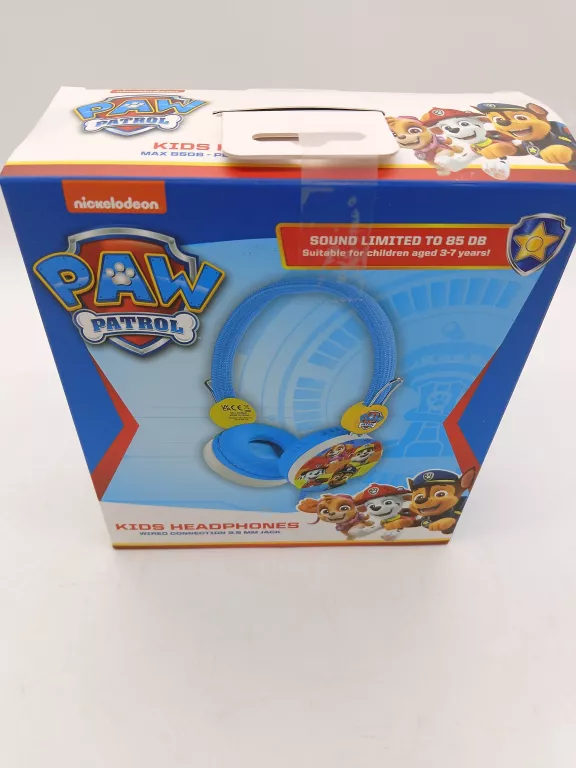 SŁUCHAWKI PRZEWODOWE NAUSZNE PAW PATROL