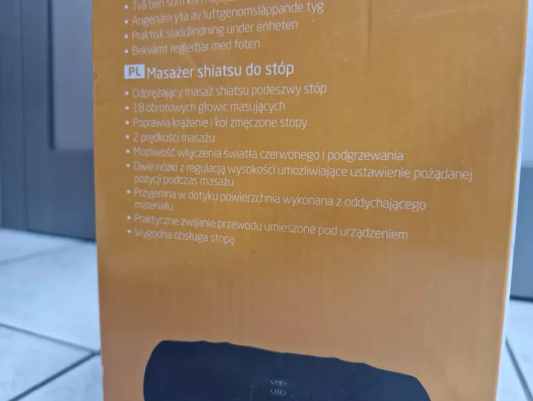 MASAŻER DO STÓP SHIATSU FM 62-L Z FUNKCJĄ GRZANIA MEDISANA