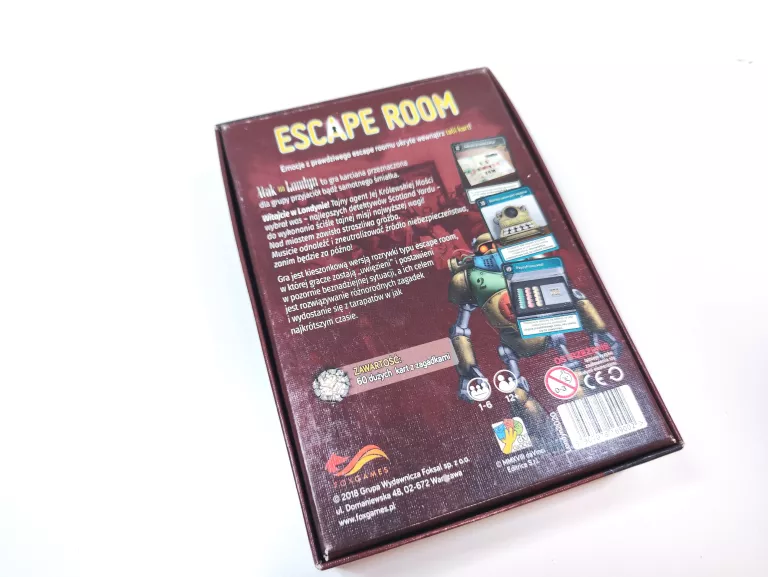 GRA ESCAPE ROOM ATAK NA LONDYN / PUDEŁKO