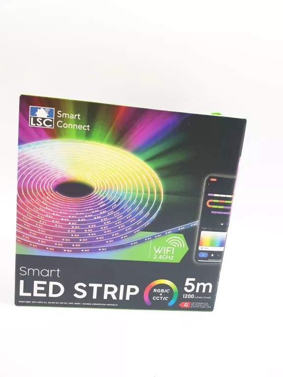 FLEXIBLE LED STRIP LSC TAŚMA LED 5 METRÓW FABRYCZNIE ZAPAKOWANE