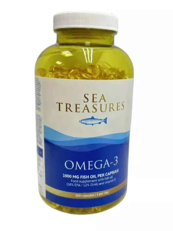 TRAN OMEGA 3 SEA TREASURES 300 KAPSUŁEK