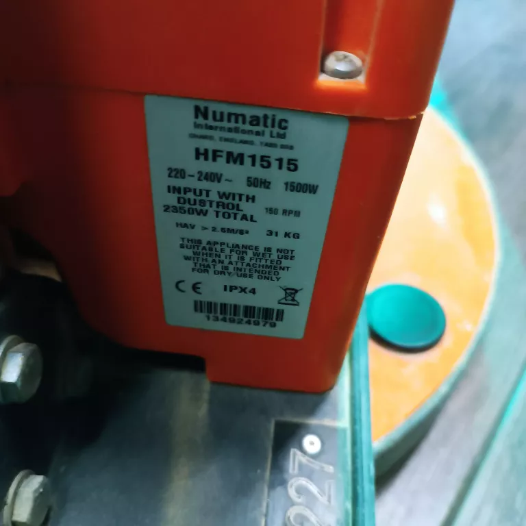 SZOROWARKA NUMATIC HFM 1515