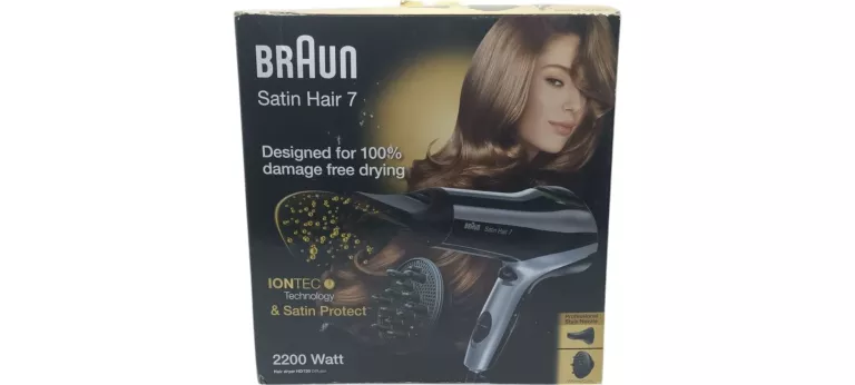 SUSZARKA DO WŁOSÓW BRAUN SATIN HAIR 7 HD730 JONIZACJA DYFUZOR