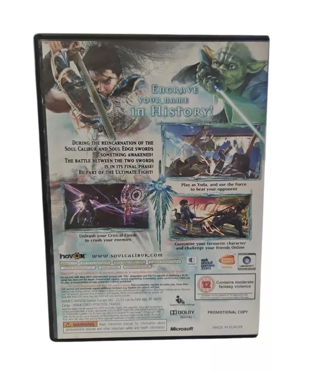 SOUL CALIBUR IV X360