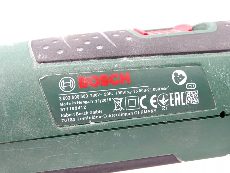 URZĄDZENIE WIELOFUNKCYJNE BOSCH PMF 190E 190W KOMPLET