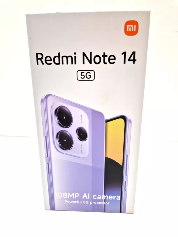 SMARTFON XIAOMI REDMI NOTE 14 5G 8 GB / 256 GB 5G CZARNY