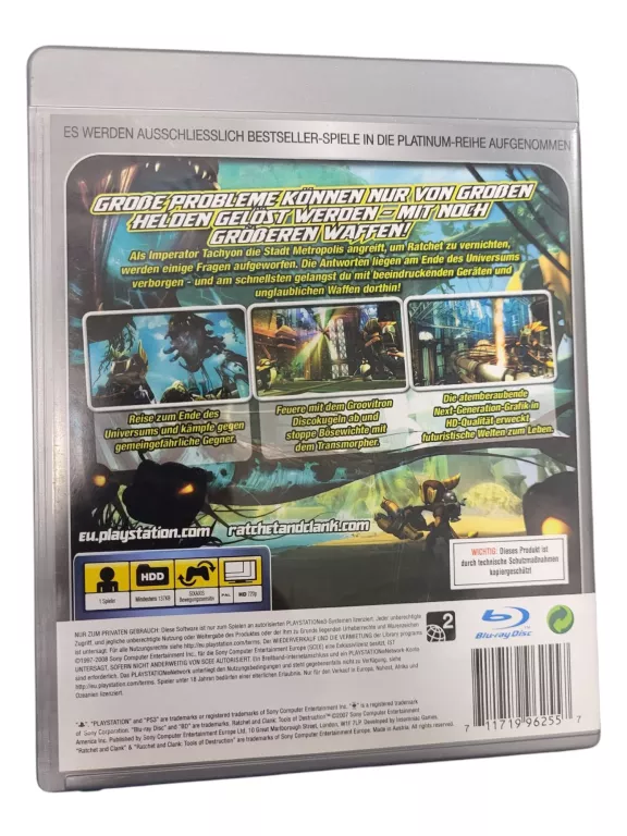GRA PS3 RATCHET CLANK