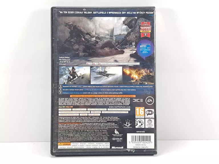GRA XBOX 360 BATTLEFIELD 3