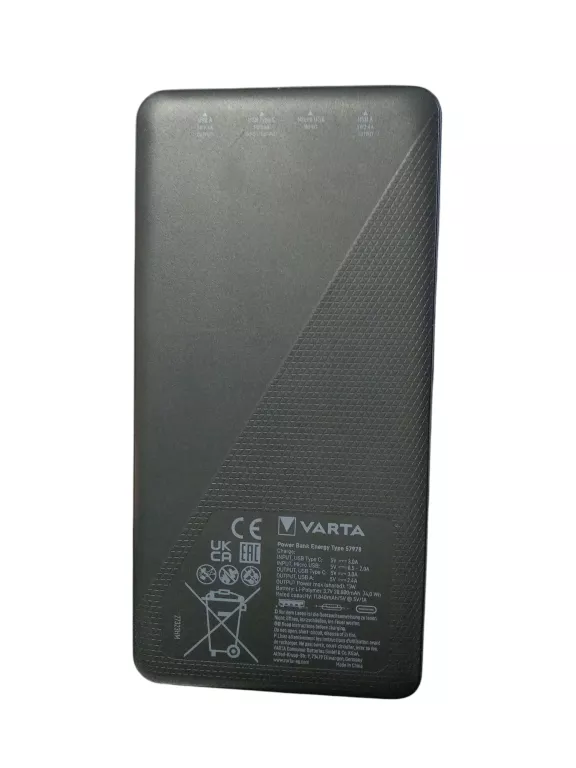 POWERBANK BIAŁY 2000MAH VARTA
