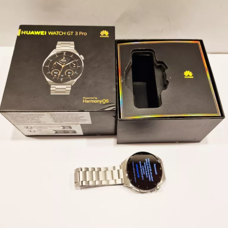 SMARTWATCH HUAWEI WATCH GT 3 PRO 46MM ELITE SREBRNY KOMPLET