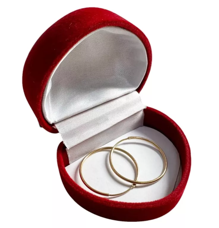 WYRÓB JUBILERSKI UŻYWANY ZŁOTO, KOLCZYKI WAGA OK 0.86 585P