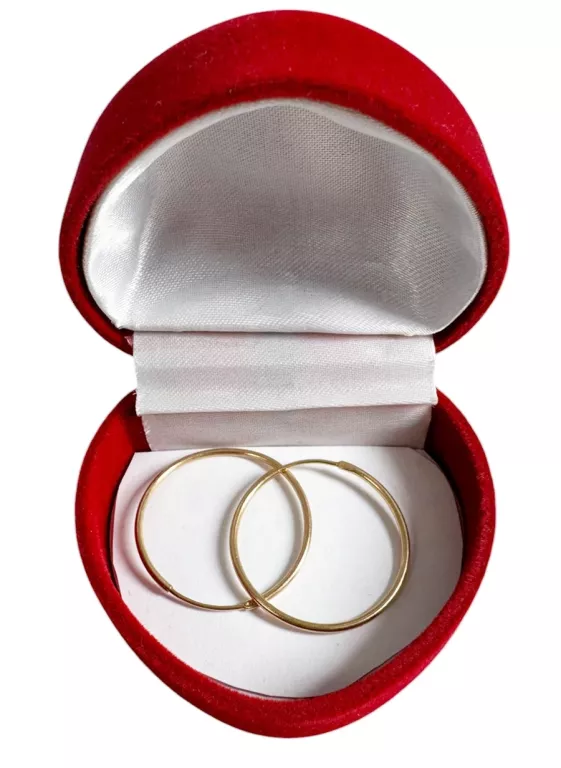 WYRÓB JUBILERSKI UŻYWANY ZŁOTO, KOLCZYKI WAGA OK 0.86 585P