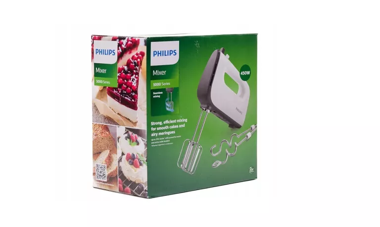 MIKSER RĘCZNY PHILIPS SERIES 5000 VIVA COLLECTION 450W BIAŁY HR3741/00