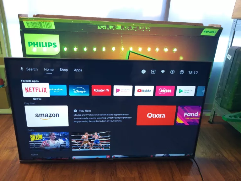 TELEWIZOR LED 4K UHD ANDROID 43PUS8536/12 THE ONE ANDROID #OPIS
