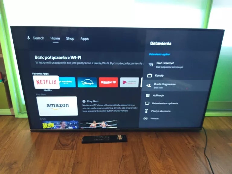 TELEWIZOR LED 4K UHD ANDROID 43PUS8536/12 THE ONE ANDROID #OPIS