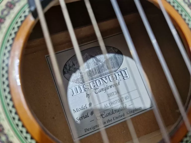 GITARA AKUSTYCZNA TANGLEWOOD DISCOVERY DBT 34 + PODSTAWKA/STOJAK