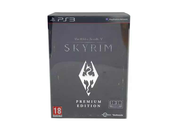THE ELDER SCROLLS V SKYRIM PREMIUM EDITION PLAYSTATION 3 PS3 KOMPLET FOLIA
