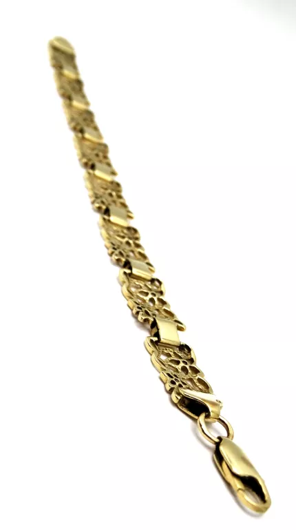 ZŁOTA BRANSOLETKA (585) 16,1G DŁ.19CM