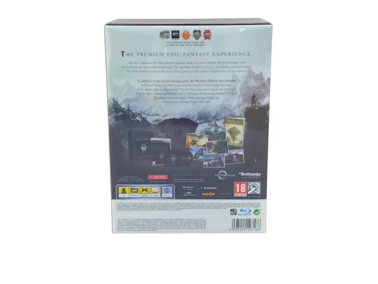 THE ELDER SCROLLS V SKYRIM PREMIUM EDITION PLAYSTATION 3 PS3 KOMPLET FOLIA