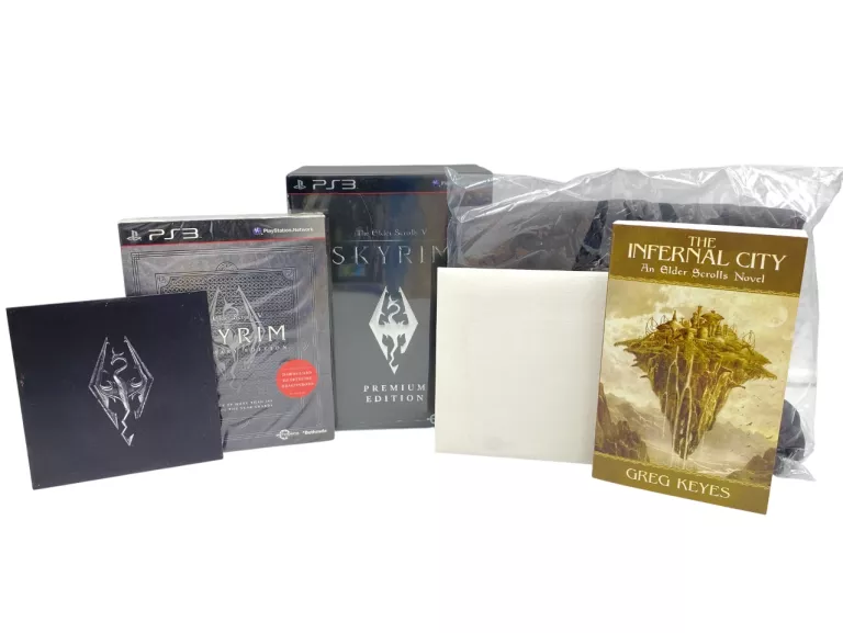 THE ELDER SCROLLS V SKYRIM PREMIUM EDITION PLAYSTATION 3 PS3 KOMPLET FOLIA