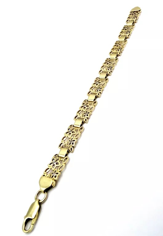 ZŁOTA BRANSOLETKA (585) 16,1G DŁ.19CM