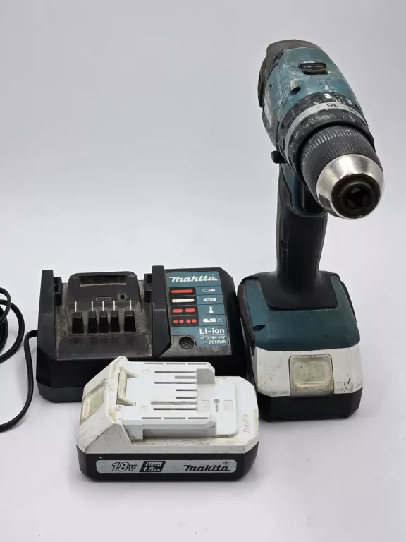 WKRETARKA MAKITA HP457D 18V+2XAKUM 1,5AH+ ŁADOWARKA