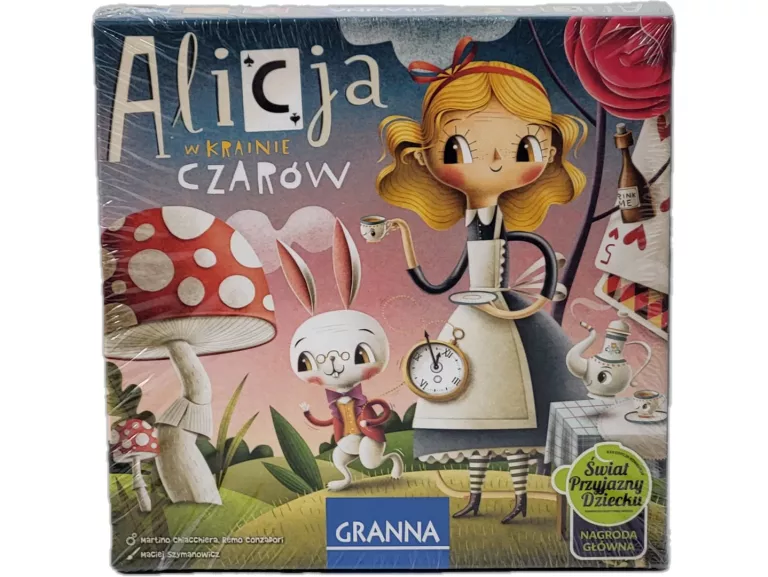 GRA PLANSZOWA GRANNA ALICJA W KRAINIE CZARÓW
