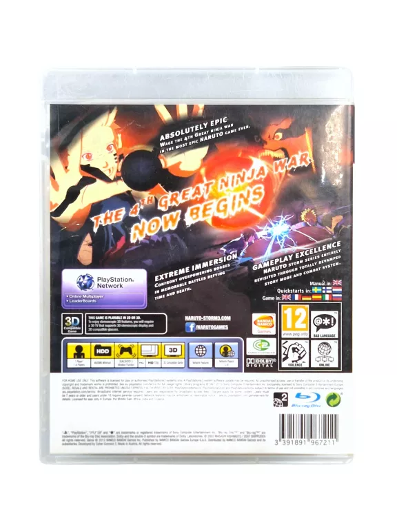 GRA PS3 NARUTO SHIPPUDEN ULTIMATE NINJA STORM 3