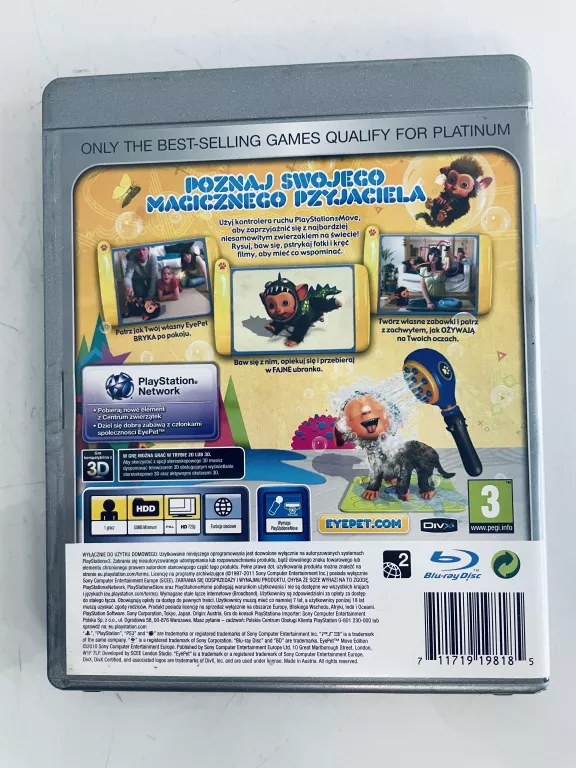 EYE PET SONY PLAYSTATION 3 (PS3)
