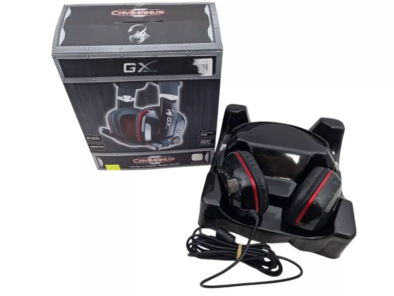 SŁUCHAWKI GENIUS GX GAMING CAVIMANUS 7.1 _ SZARE PUDEŁKO