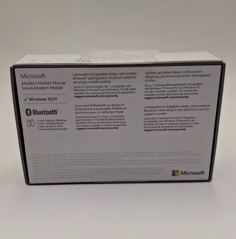 MYSZKA BEZPRZEWODOWA MICROSOFT MODERN MOBILE KTF-00006