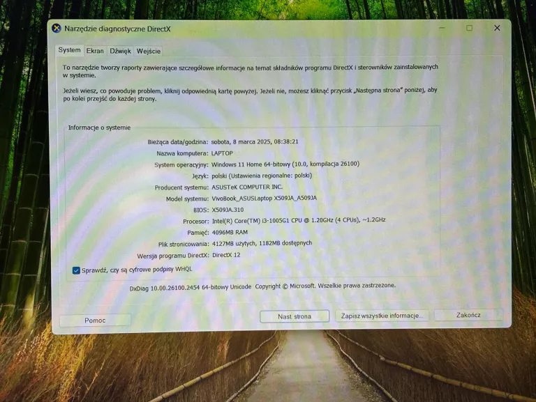 LAPTOP ASUS A509JA