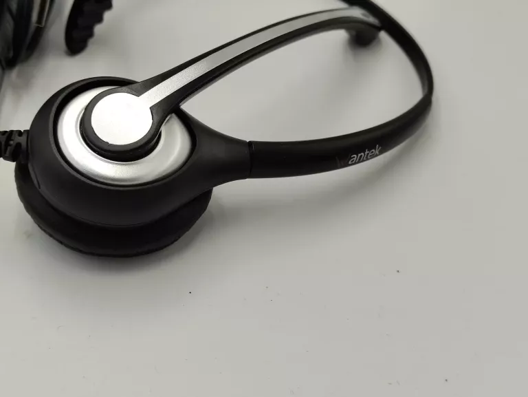 SŁUCHAWKI NAUSZNE WANTEK UC600F L4 CALL CENTER MIKROFON USB