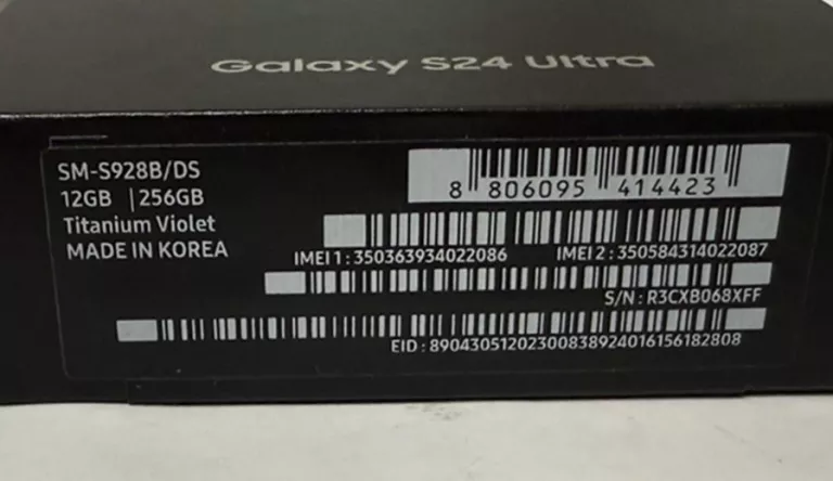 SMARTFON SAMSUNG GALAXY S24 ULTRA 12 GB / 256 GB 5G FIOLETOWY