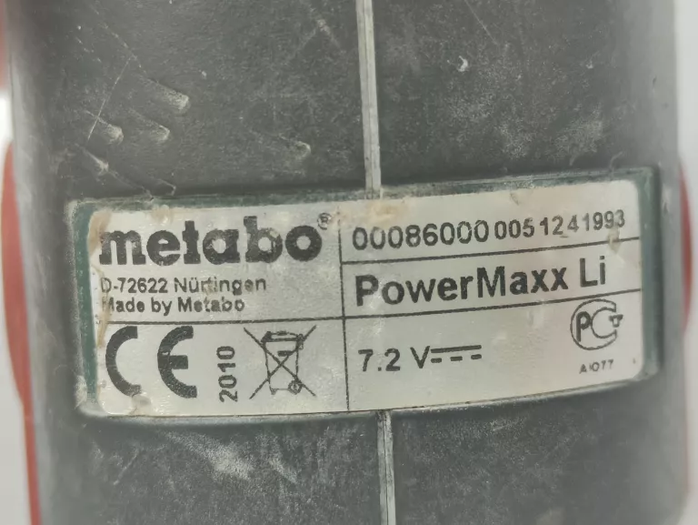 WIERTARKA METABO WIERTARKA BEZUDAROWA POWERMAXX LI LC 60 METABO