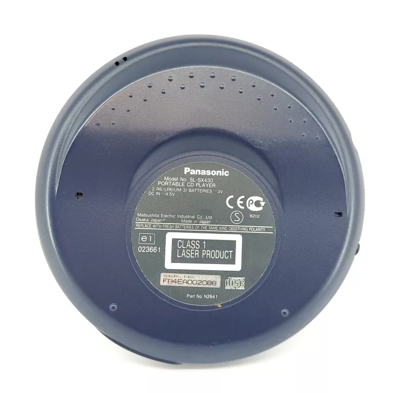 DISCMAN PANASONIC SL-SX430 MADE IN JAPAN