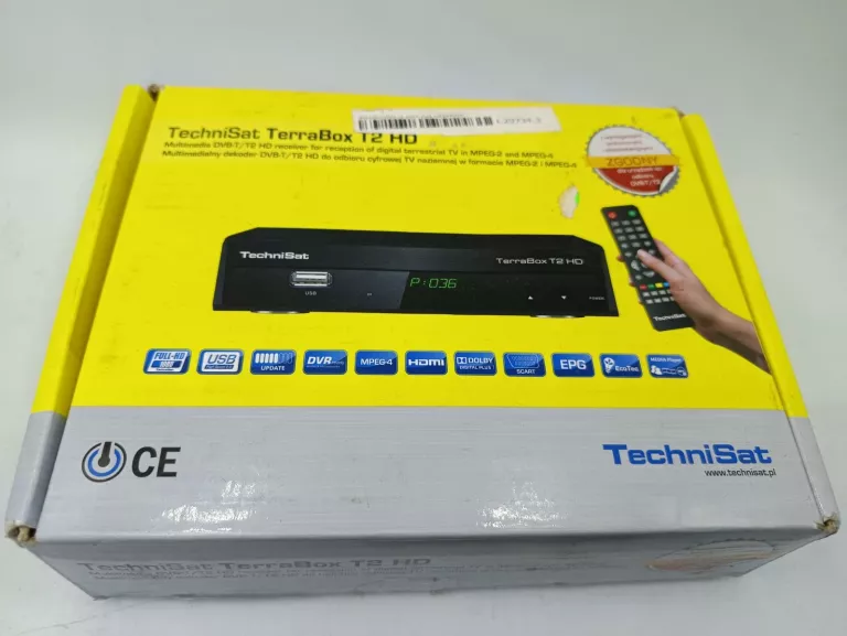 TUNER DVB-T TECHNISAT TERRABOX T2 HD NIESPRAWNY