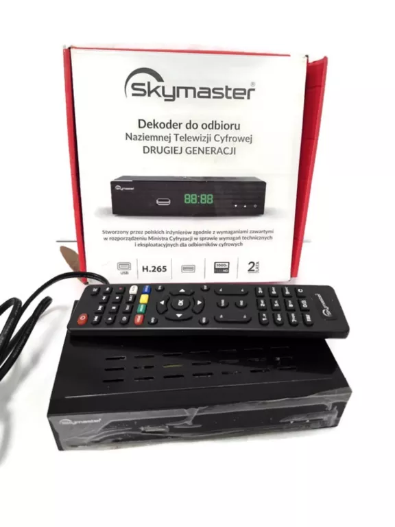 DEKODER SKYMASTER STB M265 KOMPLET