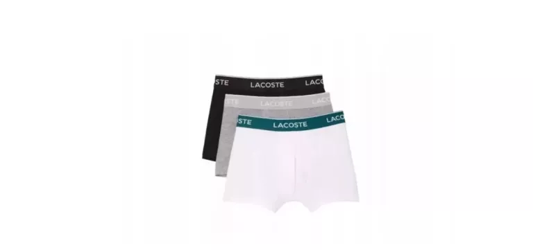 BOKSERKI LACOSTE 3PAK ROZMIAR L