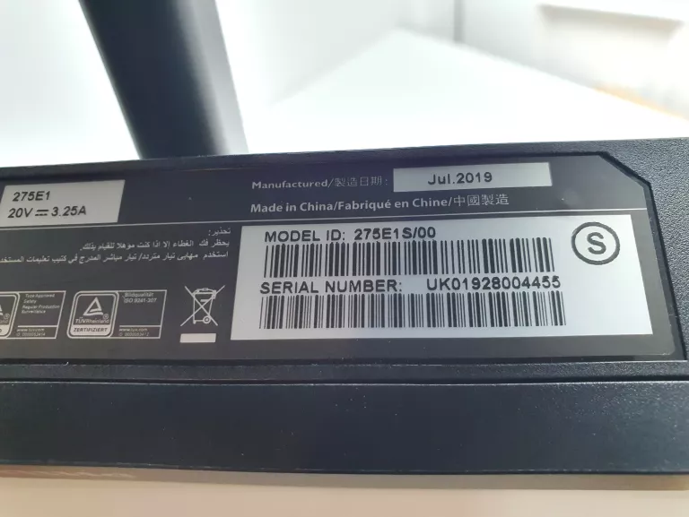 MONITOR PHILIPS 275E1