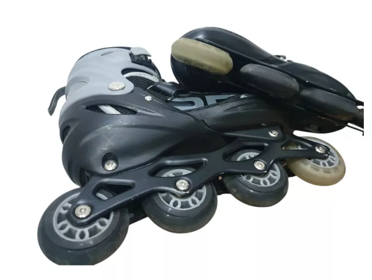 SPOKEY ROLKI QUATTRO REGULOWANE 38-41 CZARNO SZARE