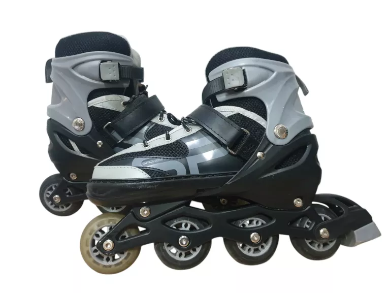 SPOKEY ROLKI QUATTRO REGULOWANE 38-41 CZARNO SZARE
