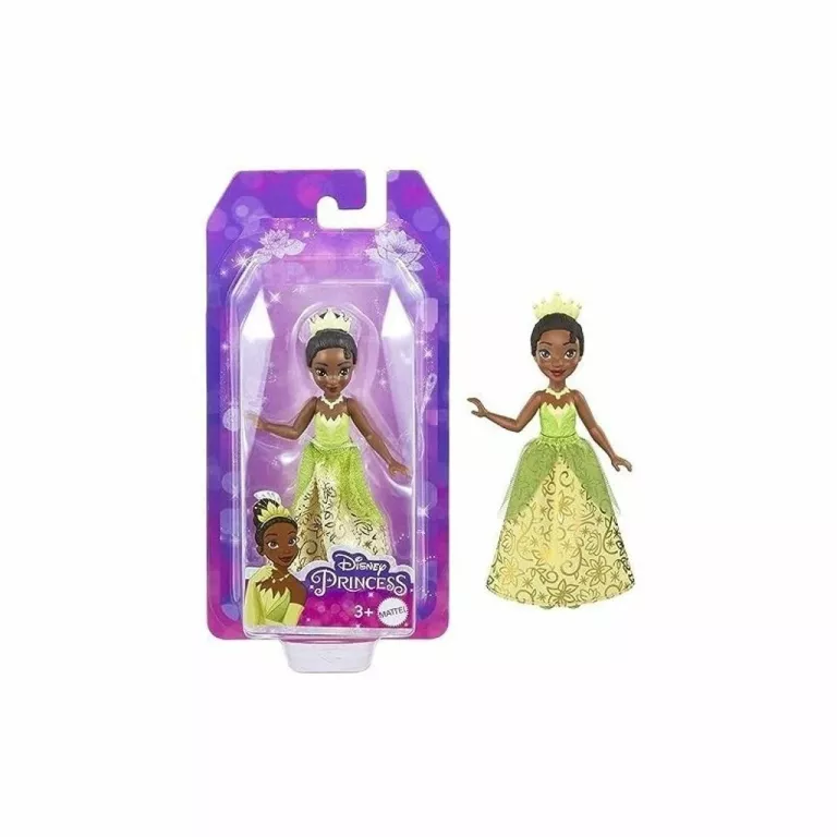 LALKA KSIĘŻNICZKA TIANA DISNEY PRINCESS MATTEL 9 CM