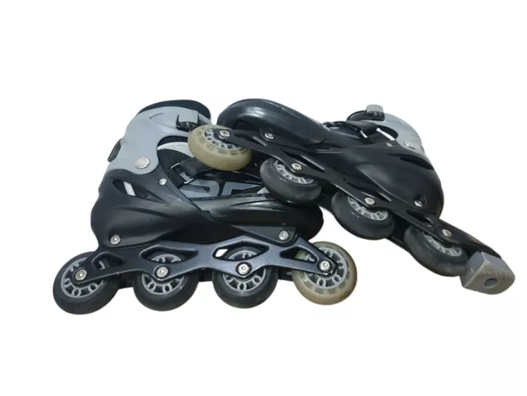 SPOKEY ROLKI QUATTRO REGULOWANE 38-41 CZARNO SZARE